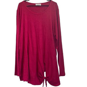 Molly + Isadora 4X lightweight pink magenta sweater